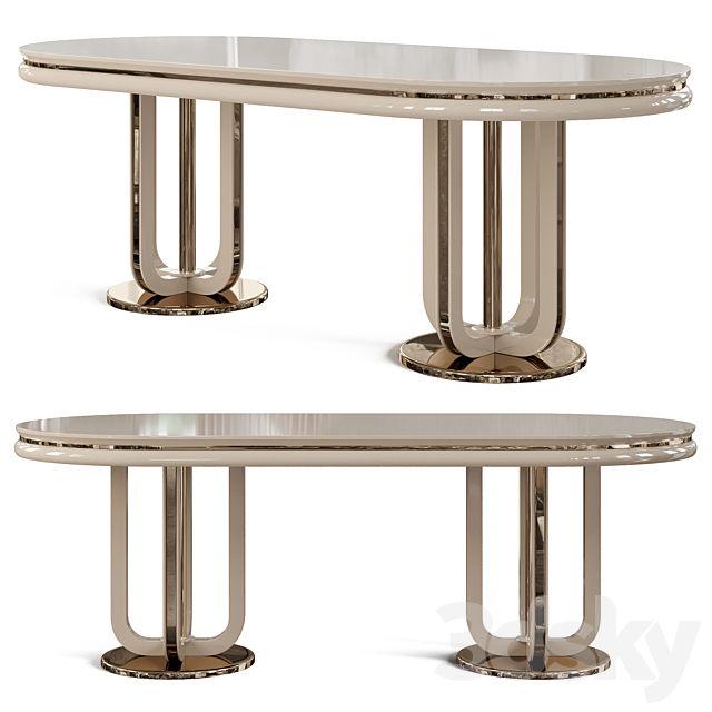 Dining table and chair Newland Jaguar 3DSMax File - thumbnail 4