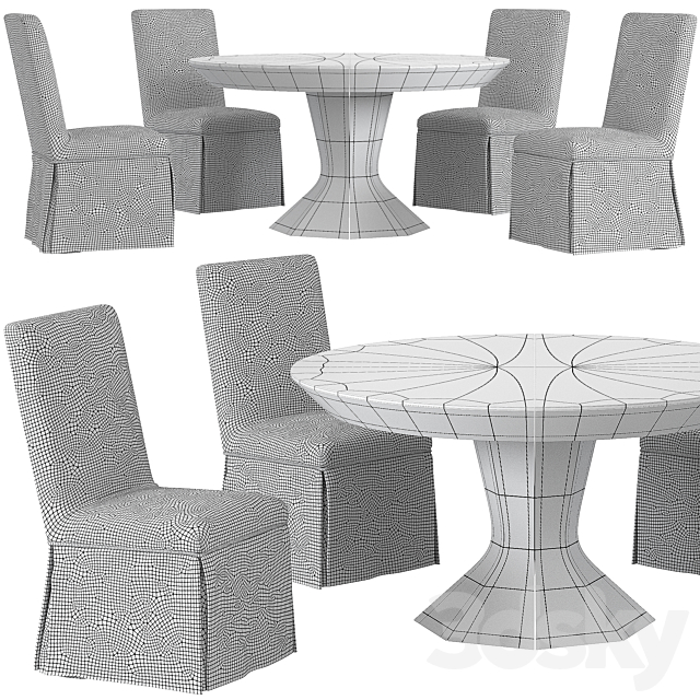 Dining table Bauline Opera 3DSMax File - thumbnail 2