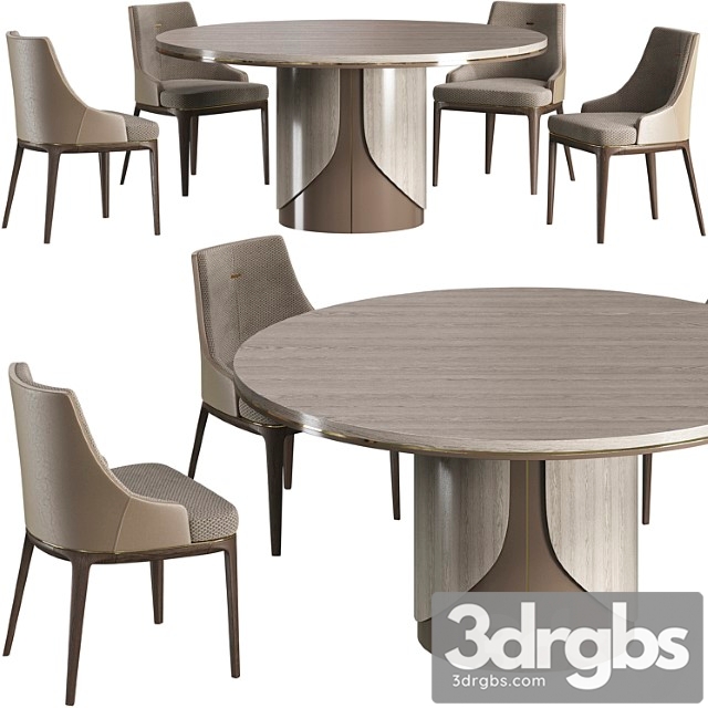 Dining table frato treviso + chair aster alaton - thumbnail 1