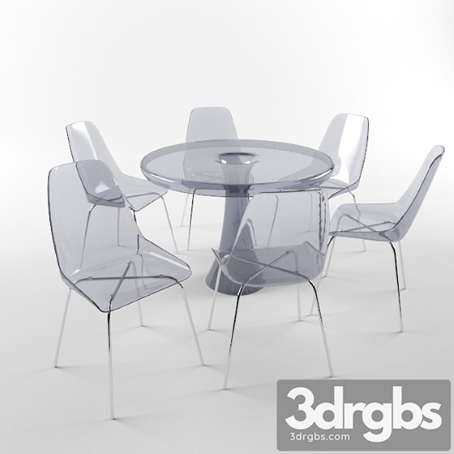 Dinner Set 1 3dsmax Download - thumbnail 1