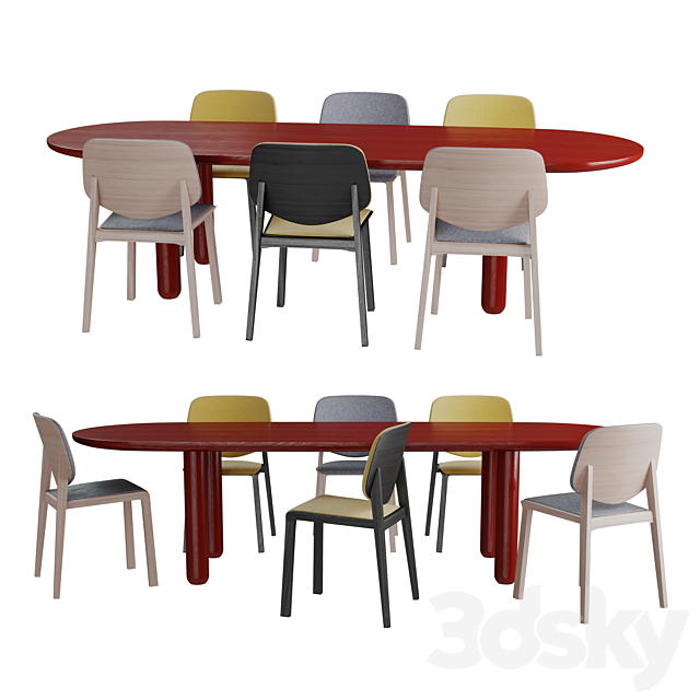 Dinner set 1 3DSMax File - thumbnail 1