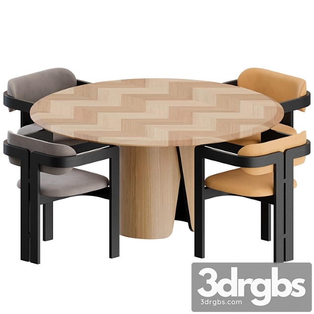 Dinning set by gallotti & radice - thumbnail 1