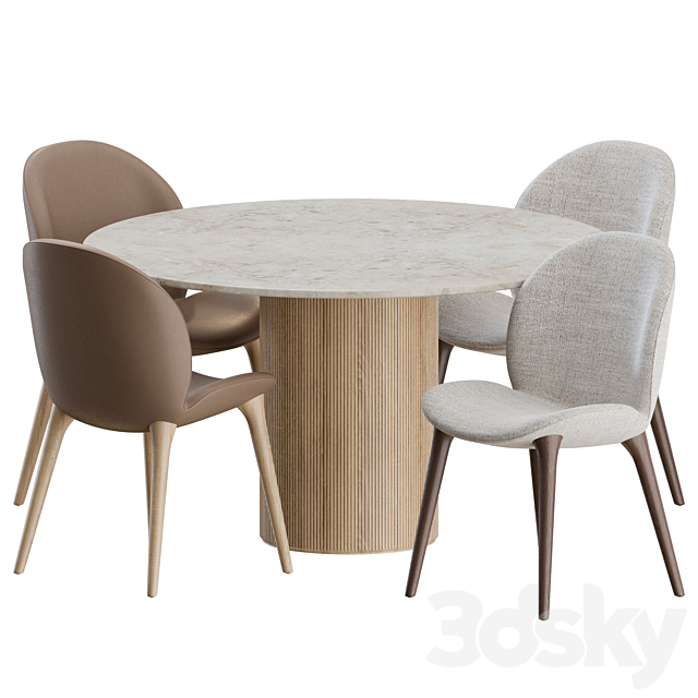 Dinning set by vipp 3DSMax File - thumbnail 1