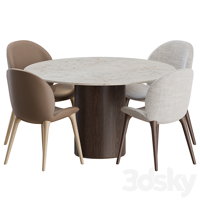 Dinning set by vipp 3DSMax File - thumbnail 2