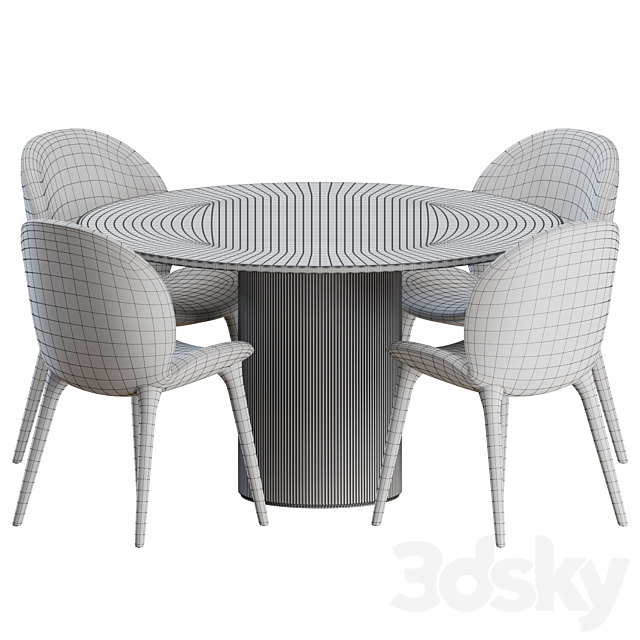 Dinning set by vipp 3DSMax File - thumbnail 3