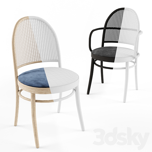 dinning table set 3DSMax File - thumbnail 3