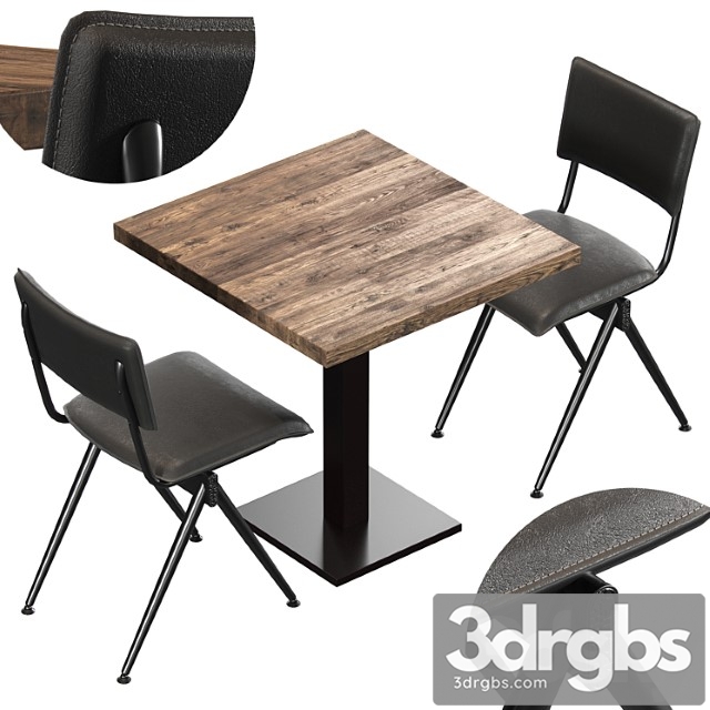 Duchbone willow chair and table 2 3dsmax Download - thumbnail 1