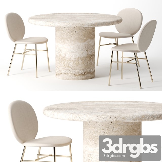 Dume pedestal table by kelly wearstler - thumbnail 1