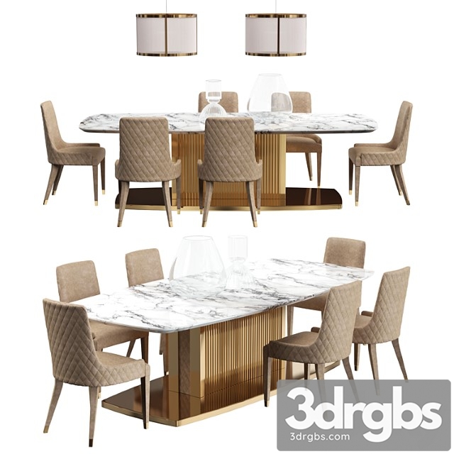 Dv home table set 2 3dsmax Download - thumbnail 1