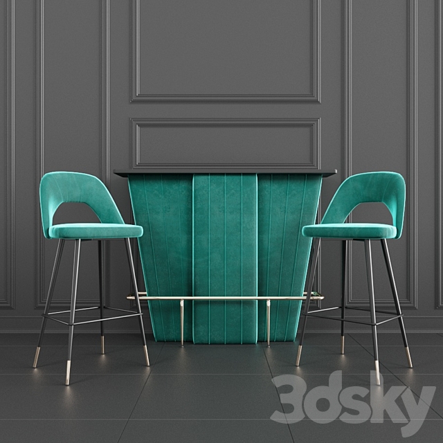 EICHHOLTZ bar sets 3DSMax File - thumbnail 1