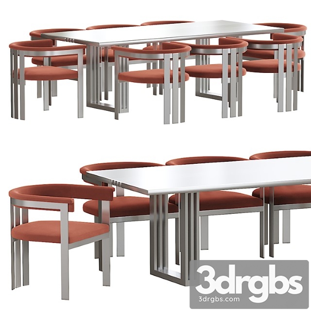 Eichholtz clubhouse & garibaldi dining table - thumbnail 1