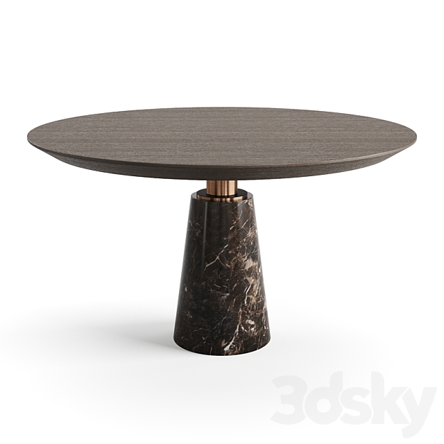 Eichholtz Dining Table Genova And Chair Cliff 3DSMax File - thumbnail 4