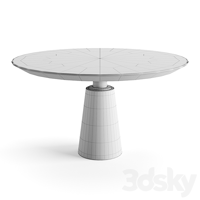 Eichholtz Dining Table Genova And Chair Cliff 3DSMax File - thumbnail 5