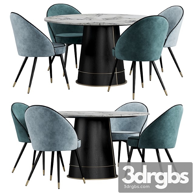 Eichholtz & garbarino petali dining set - thumbnail 1