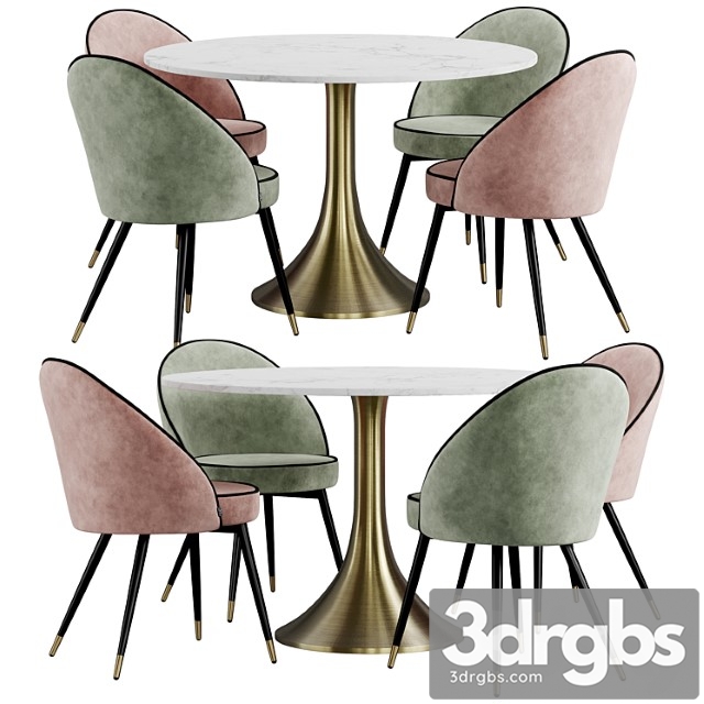 Eichholtz & la forma oria dining set - thumbnail 1