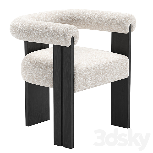 Eichholtz Percy Chair and La Forma Irune Table 3DSMax File - thumbnail 4