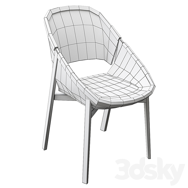 ELIO Chair and AMADEUS Giorgetti 3DSMax File - thumbnail 2