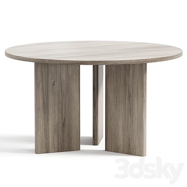 Eliza chair and Giulietta Round Dining Table 3ds Max - thumbnail 3