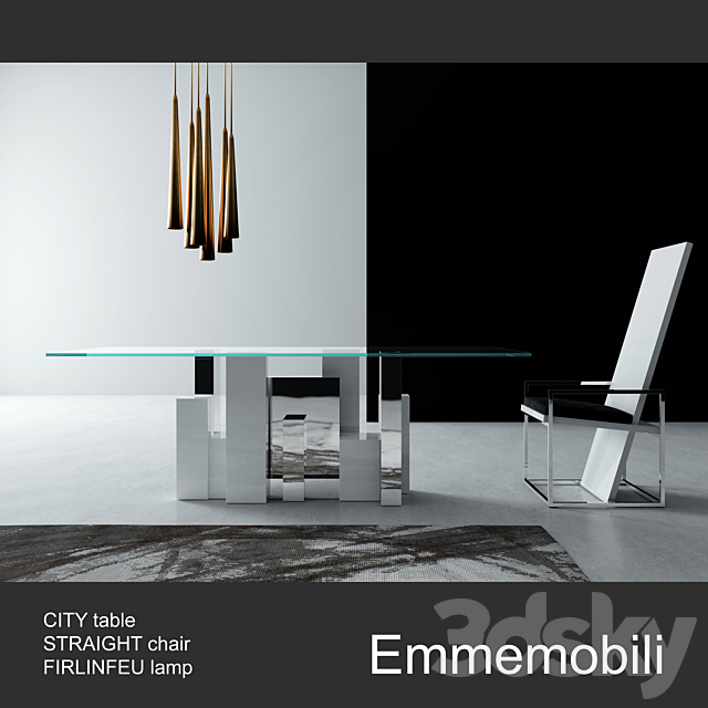 Emmemobili furniture set 3DSMax File - thumbnail 1