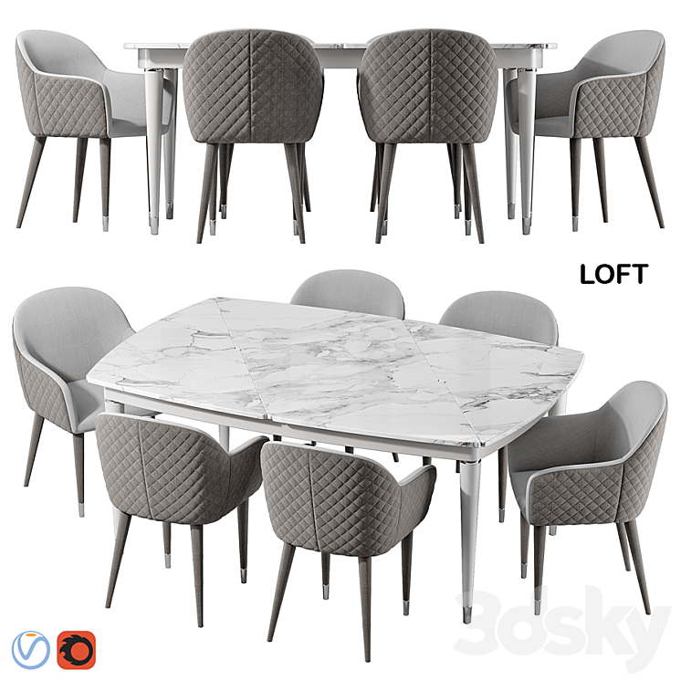 Estetica Loft set 3DS Max - thumbnail 1