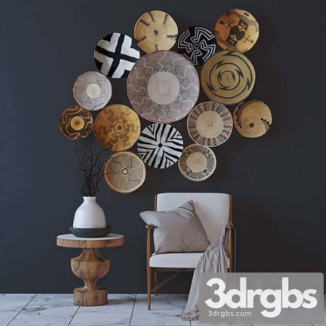 Ethnic decor 2 3dsmax Download - thumbnail 1