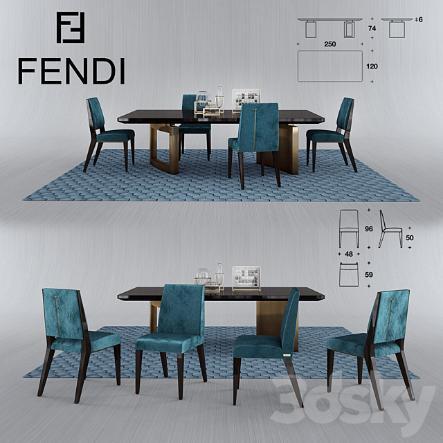 Fendi. ROMANCE. FORD 3DSMax File - thumbnail 1