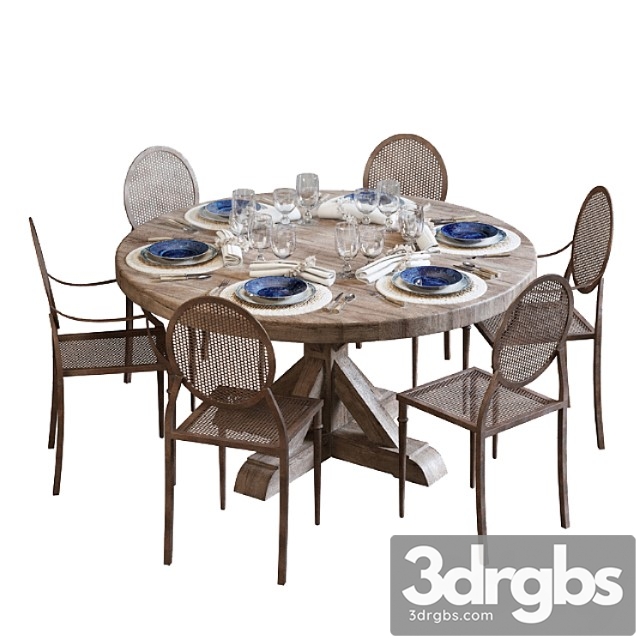 Flamant dining set 001 - thumbnail 1