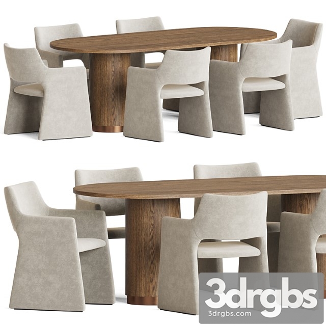 Foley chair campbell table dining set - thumbnail 1