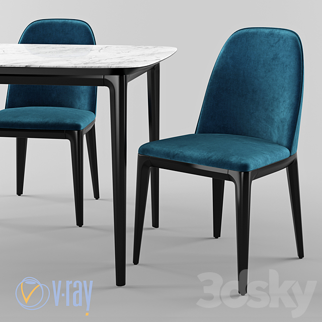 Furman. Table and chairs Play. 3DSMax File - thumbnail 2