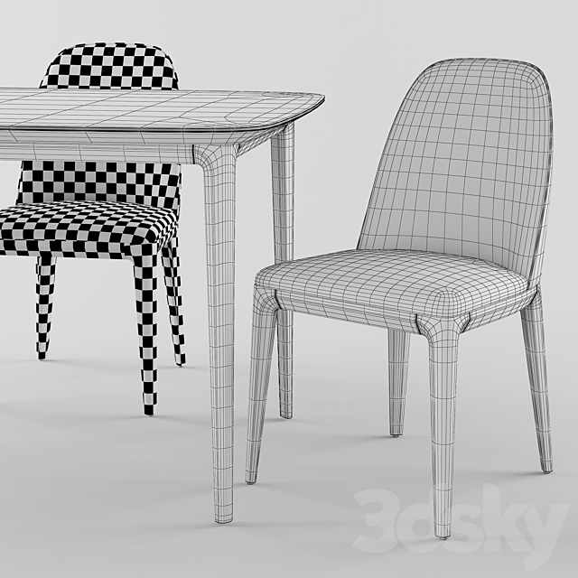 Furman. Table and chairs Play. 3DSMax File - thumbnail 3