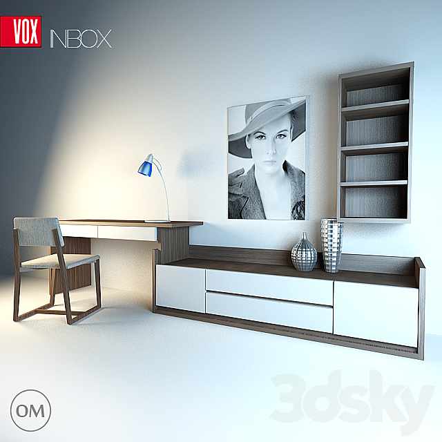 furniture inbox 3DSMax File - thumbnail 1