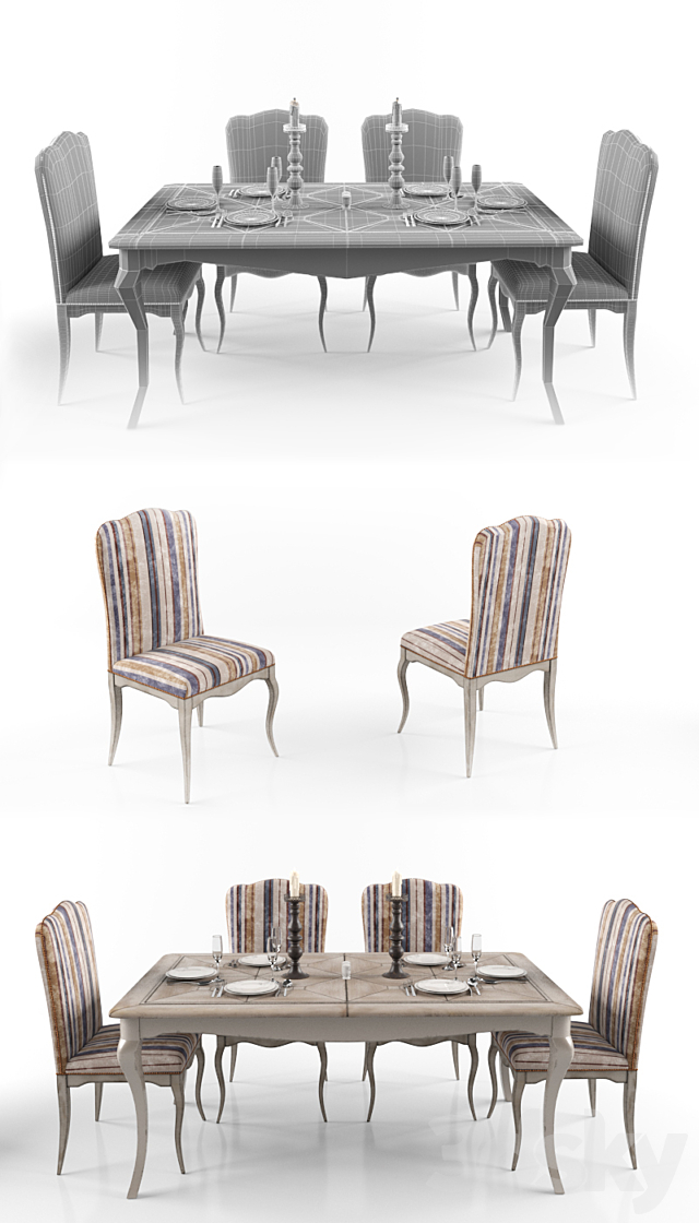 Furniture Set Busatto ART. ET110 3DSMax File - thumbnail 2