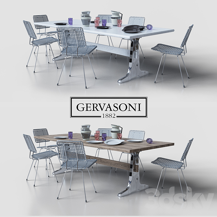 Gervasoni Brick 3DS Max - thumbnail 1