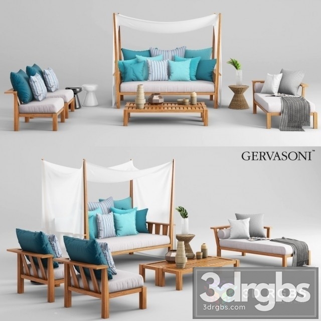 Gervasoni Inout Set 3dsmax Download - thumbnail 1