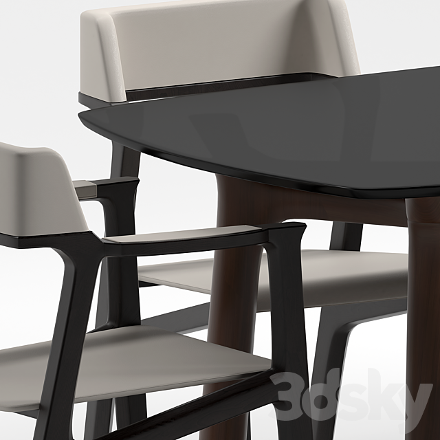 Giorgetti Alexa & table Memos 3DSMax File - thumbnail 3