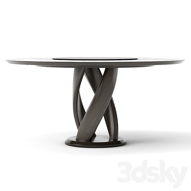 group with round table virtuos D 160 OM 3DSMax File - thumbnail 2