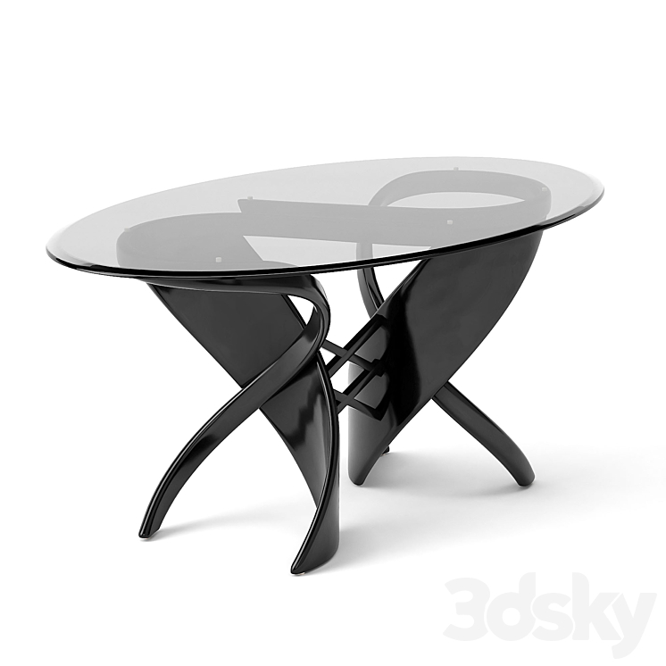 group with table virtuos S OM 3DS Max - thumbnail 2