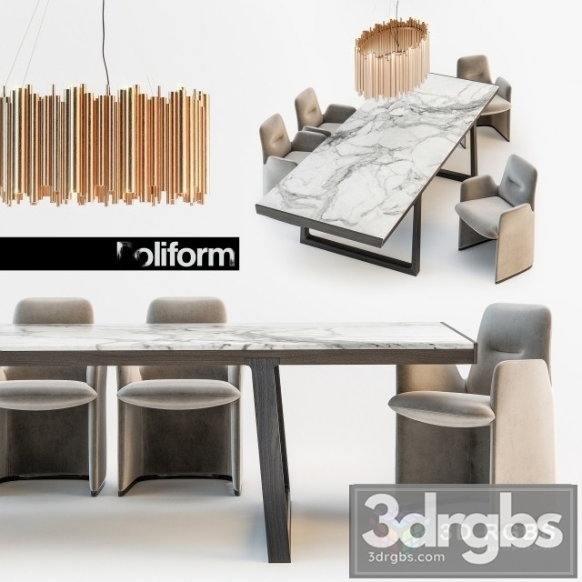 Guest Chair Opera Table 3dsmax Download - thumbnail 1