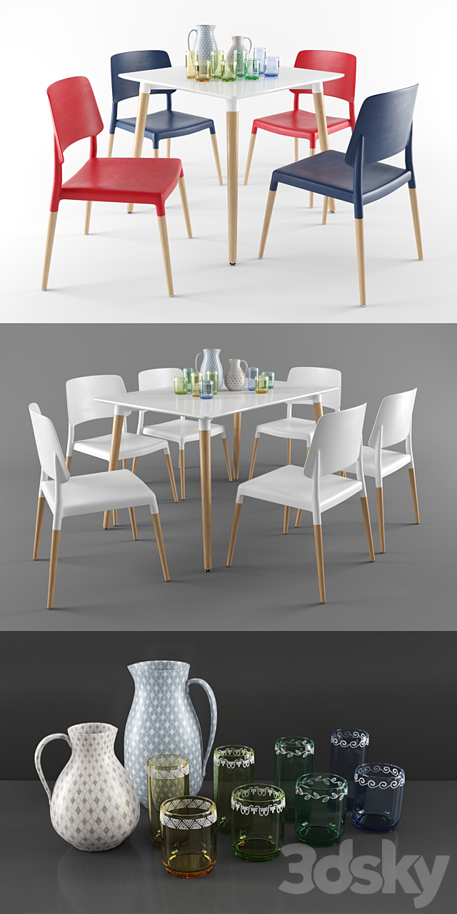 Halmar Socrates table 3DSMax File - thumbnail 2