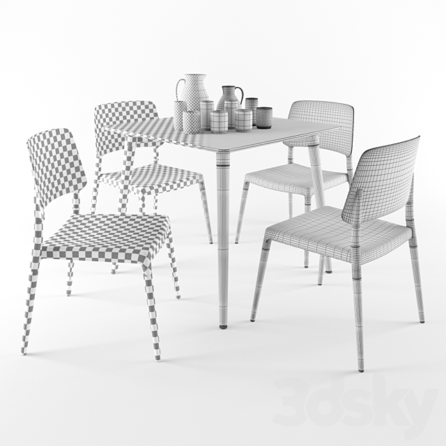 Halmar Socrates table 3DSMax File - thumbnail 3