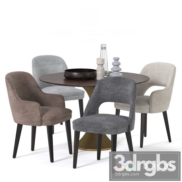 Hamilton Conte Dining Set 3dsmax Download - thumbnail 1