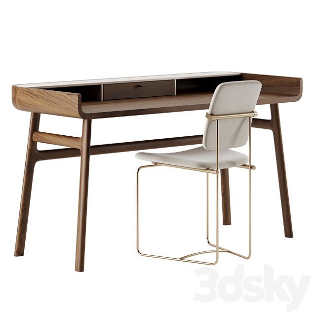 HAROLD DESK by De La Espada 3DSMax File - thumbnail 1