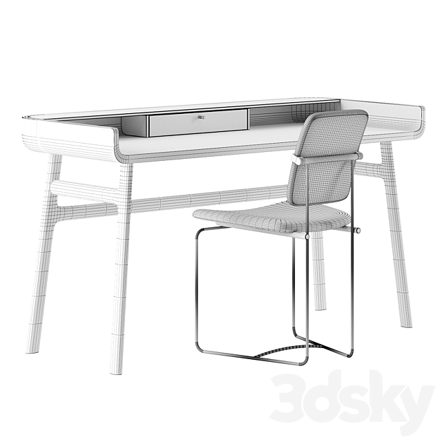 HAROLD DESK by De La Espada 3DSMax File - thumbnail 2