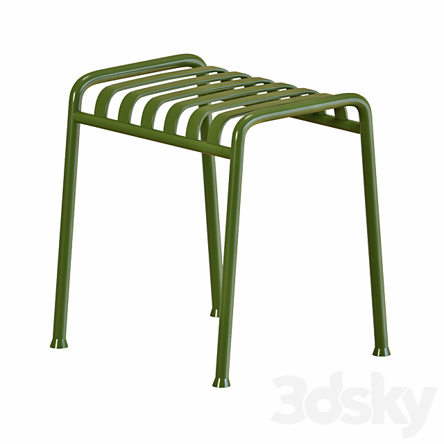 Hay table and chairs set 5 3DS Max Model - thumbnail 4