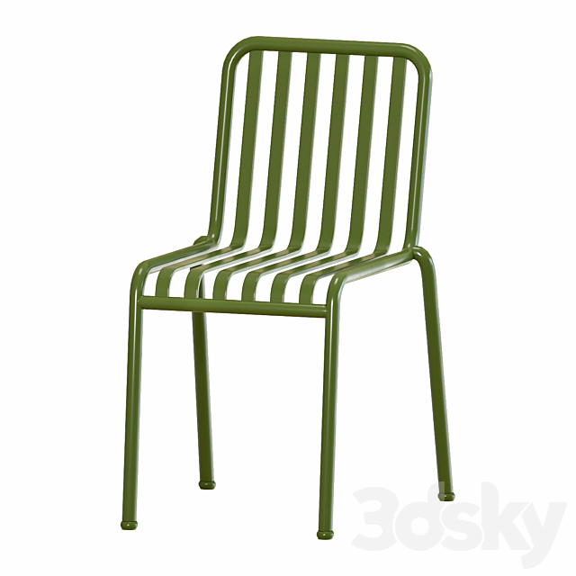 Hay table and chairs set 5 3DS Max Model - thumbnail 5