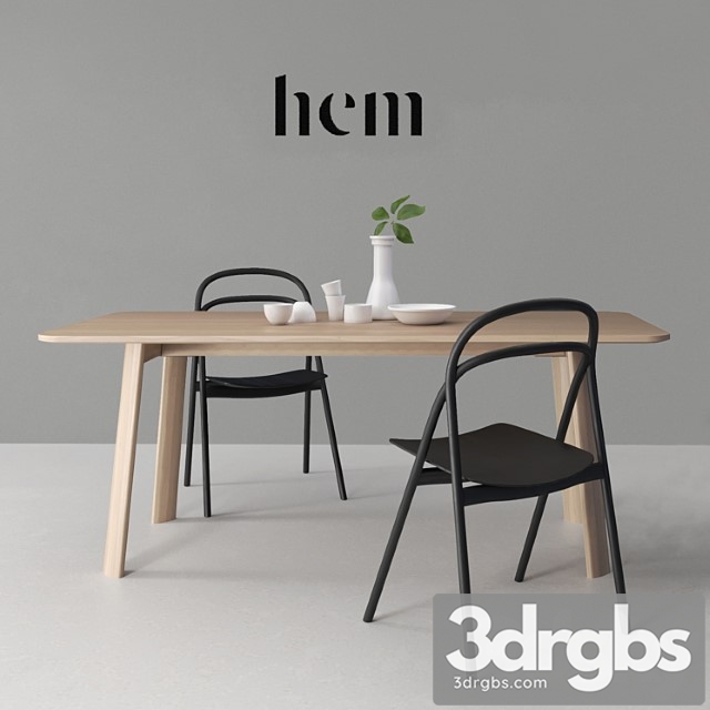 Hem set udon chair & alle table - thumbnail 1