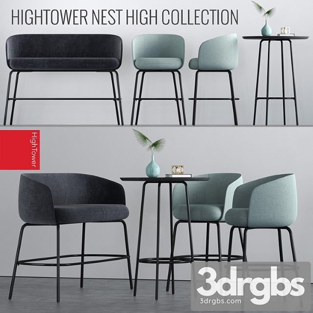 Hightower high nest set 2 3dsmax Download - thumbnail 1