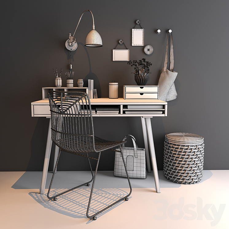 Home workspace set 3DS Max - thumbnail 2