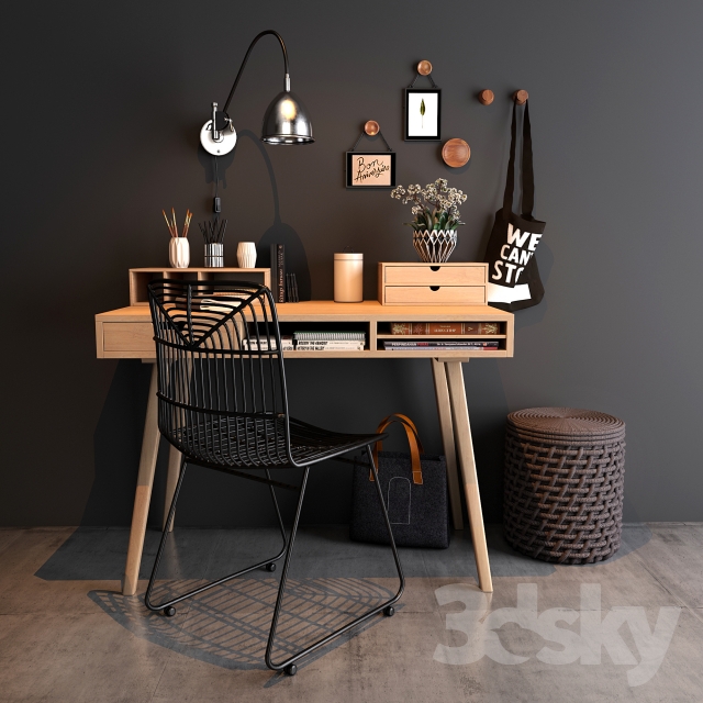 Home workspace set 3DS Max - thumbnail 3