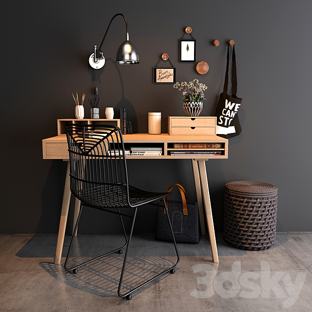 Home workspace set 3DSMax File - thumbnail 1